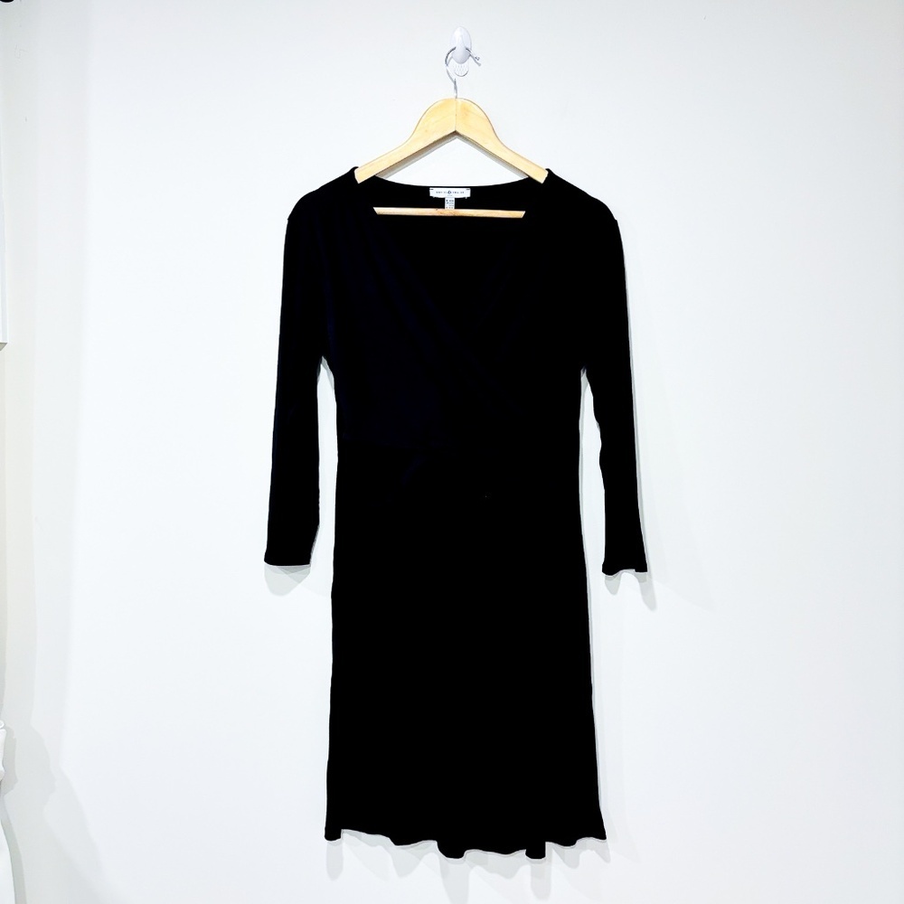 🌼NWOT🌼‎ ENVIE DE FRAISE Black wrap dress